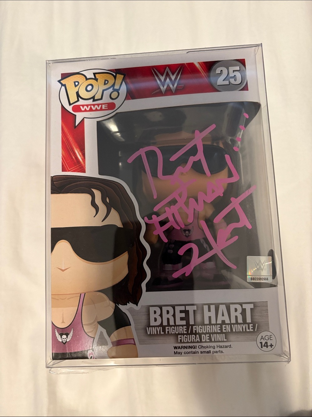 Bret Hart Funko Pop in Box